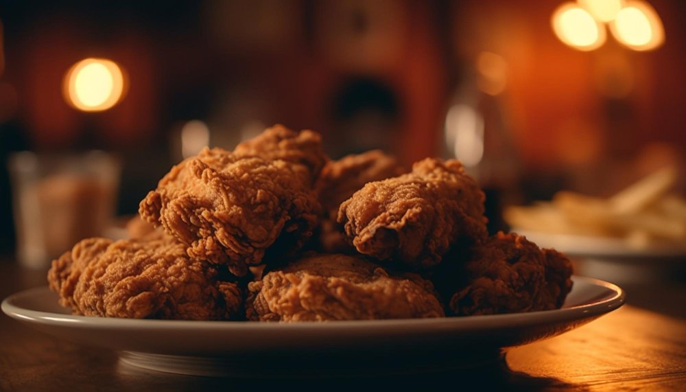 Air-fried chicken