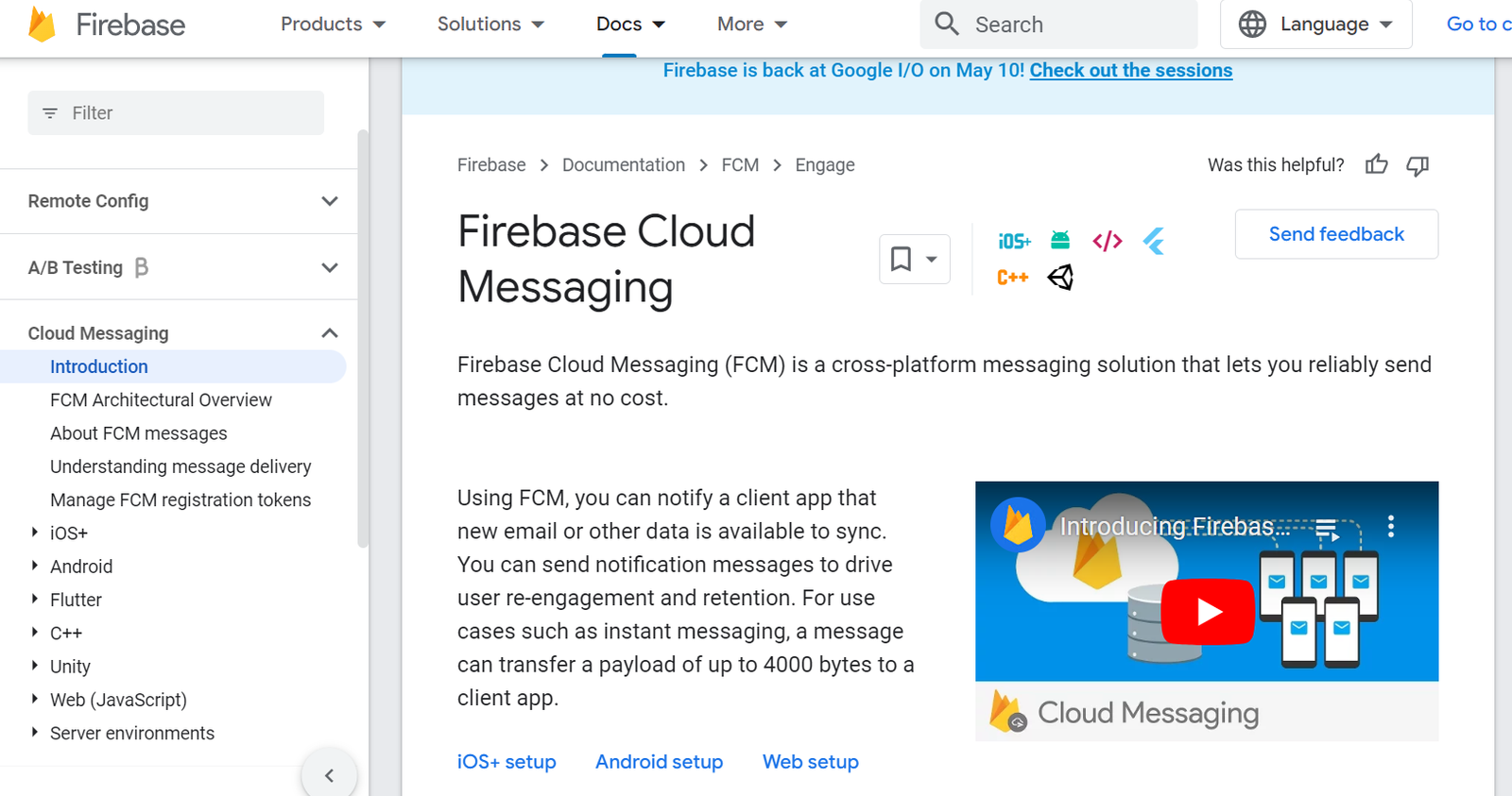 Firebase Cloud Messaging