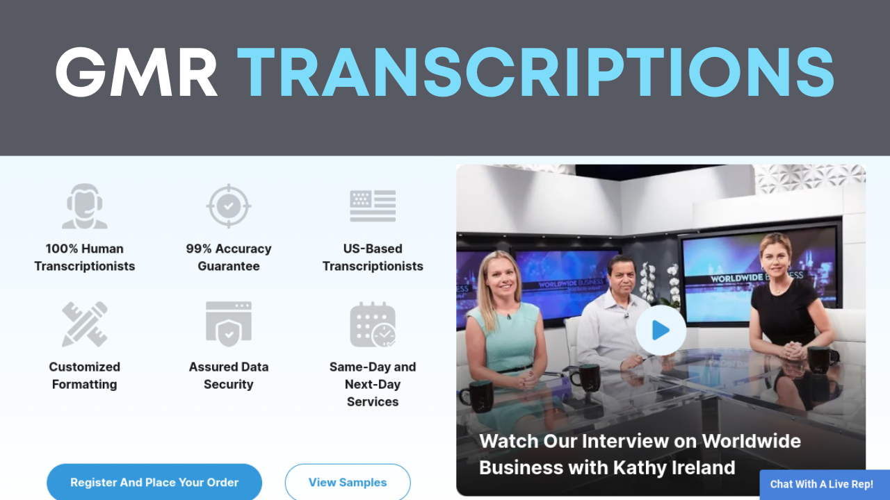 Discovering GMR Transcription Services’ Excellence