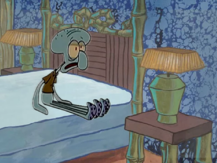 how did squidward die 