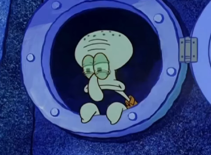 how did squidward die 