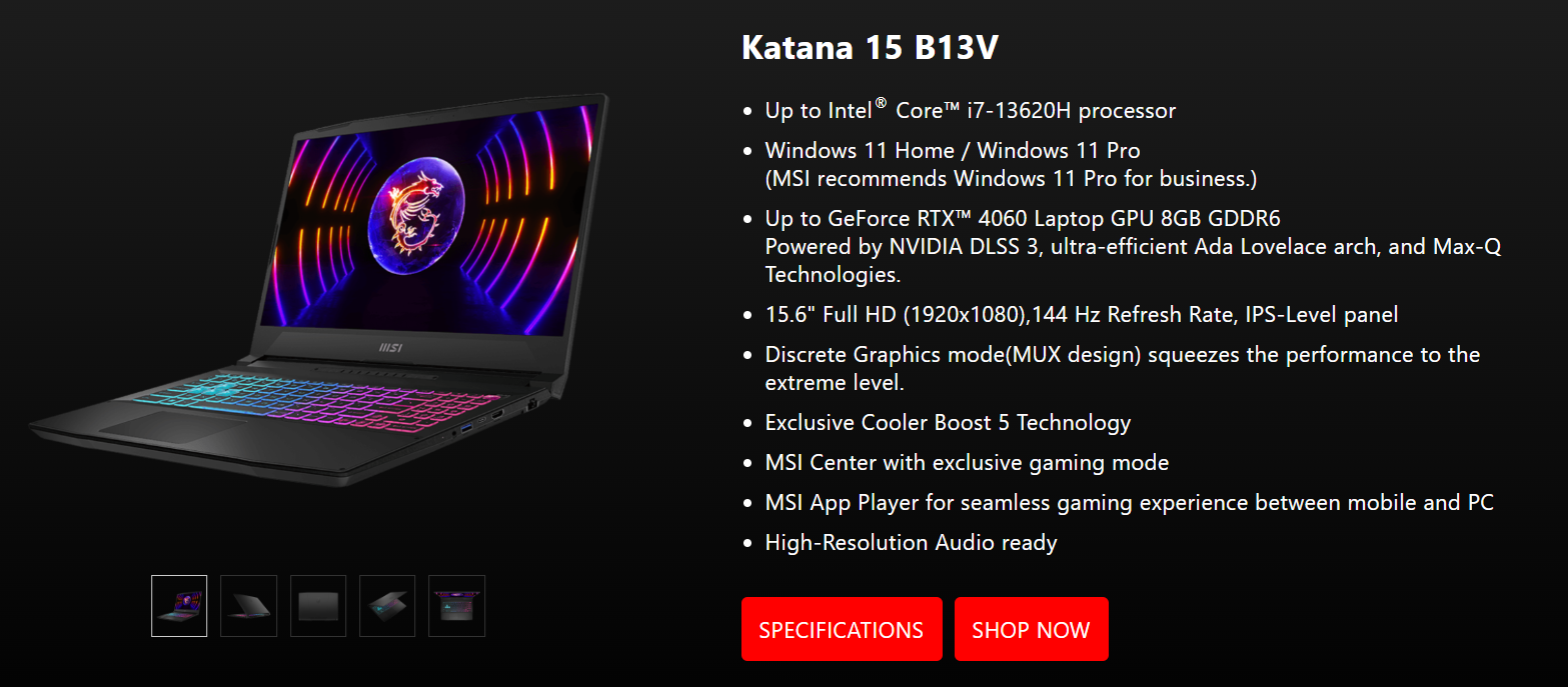 MSI Katana 15 (2023)