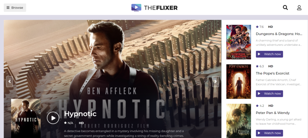 Top 10 Alternatives Of TheFlixer